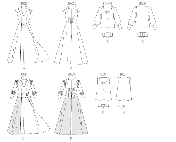 McCall's Pattern M6819 Misses' Sci-Fi Warrior Costume