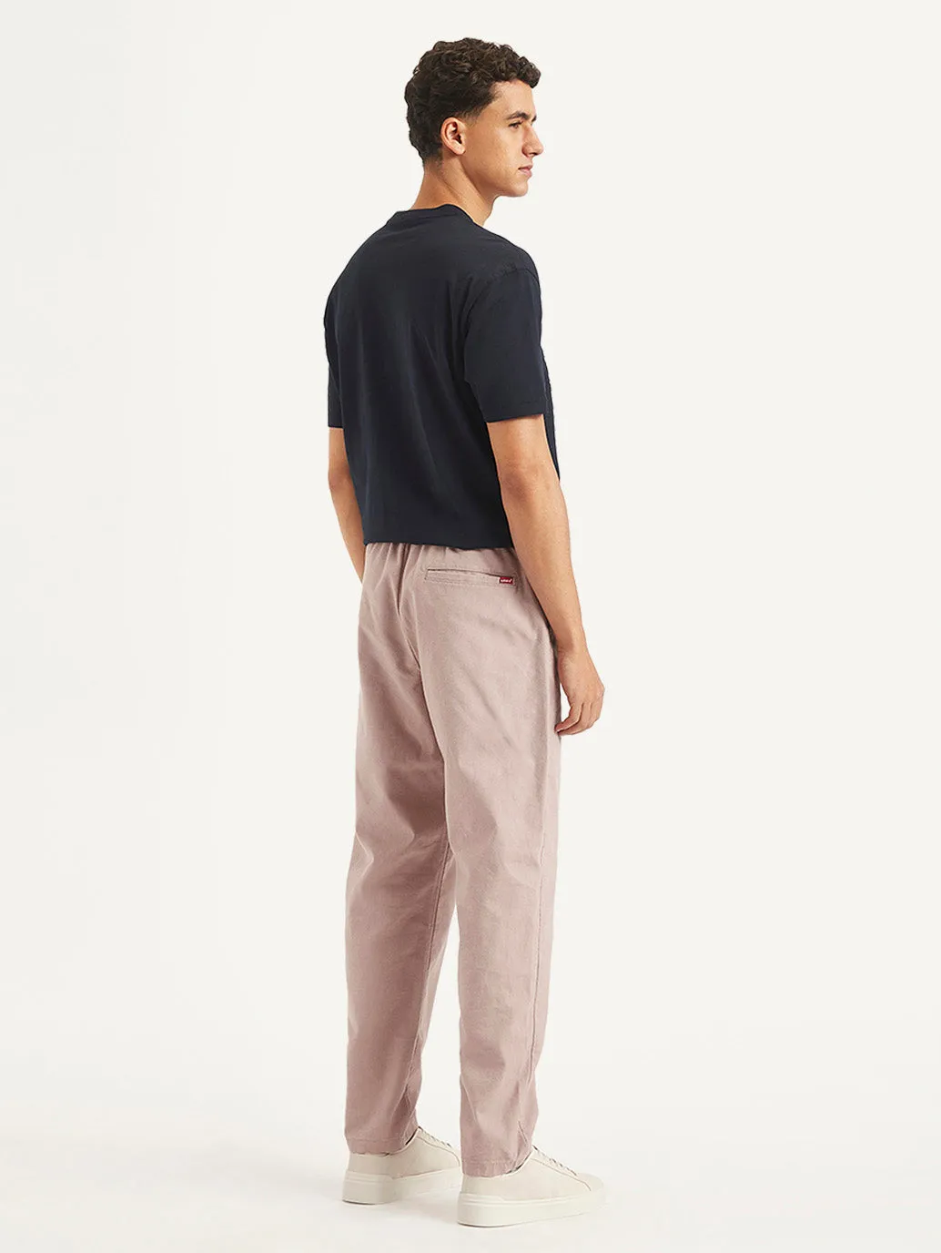 Men's Pink Regular Fit Joggers