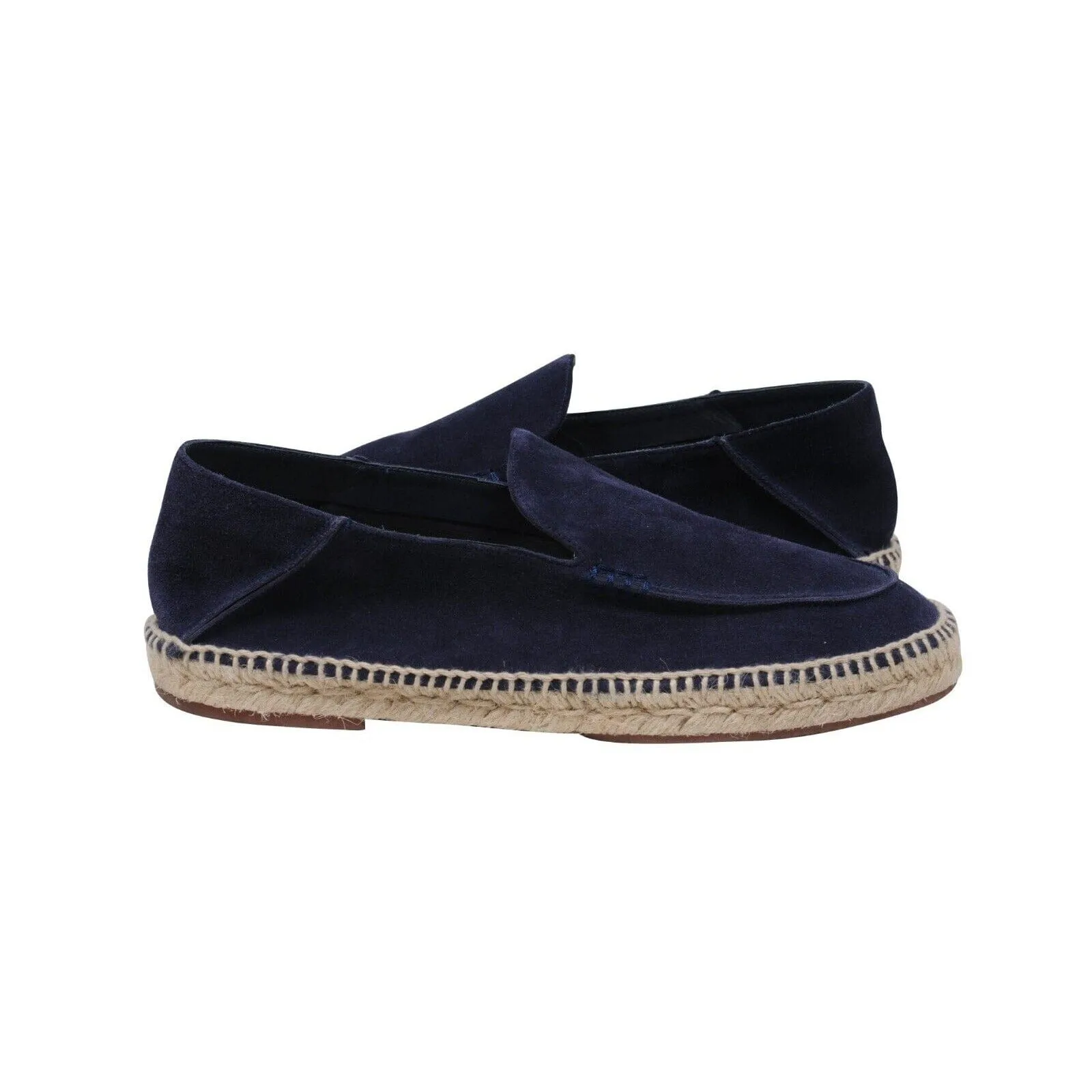 Navy Blue Suede Seaside Walk Espadrille