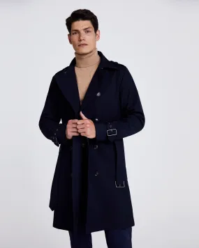 Navy Trench Coat