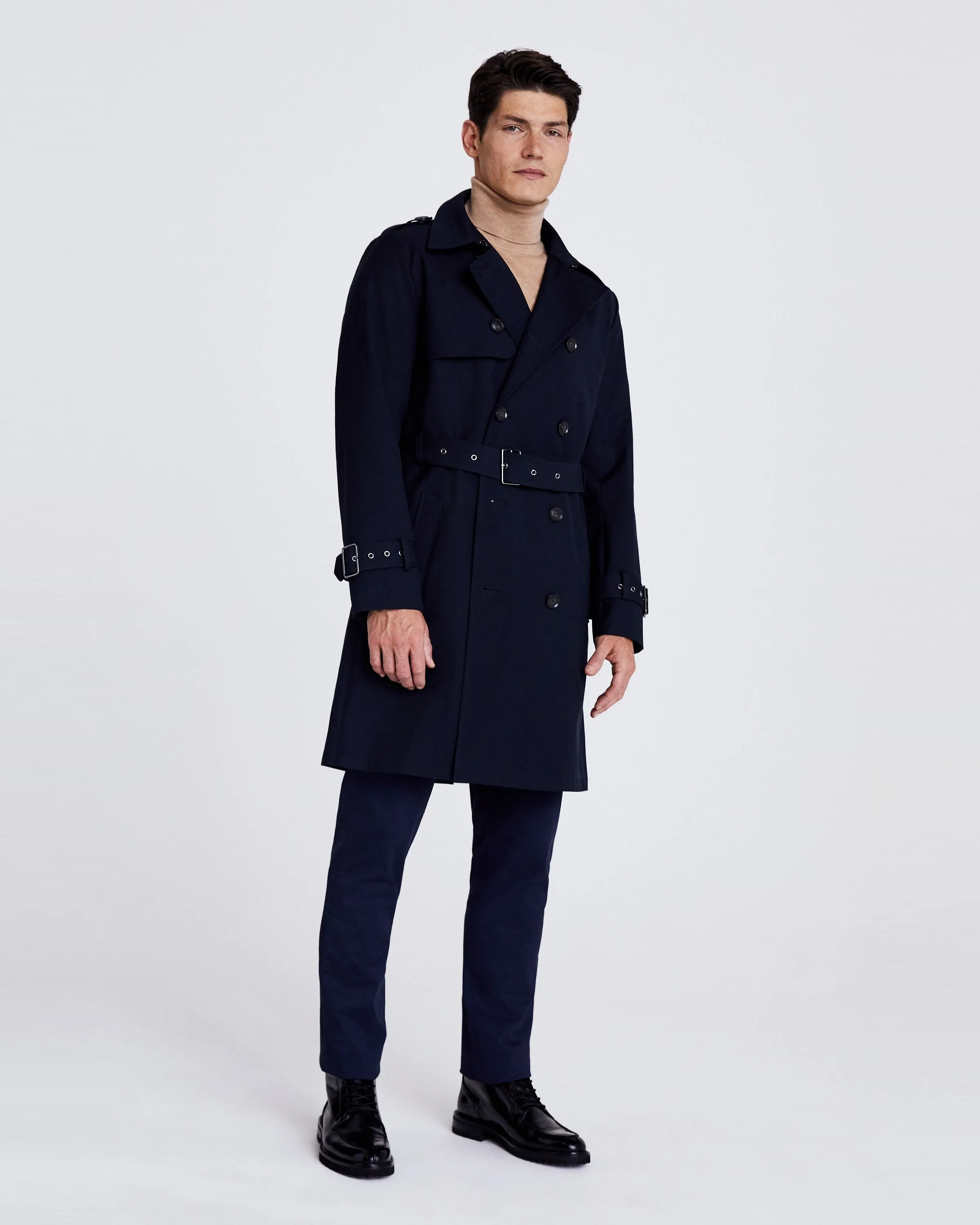 Navy Trench Coat