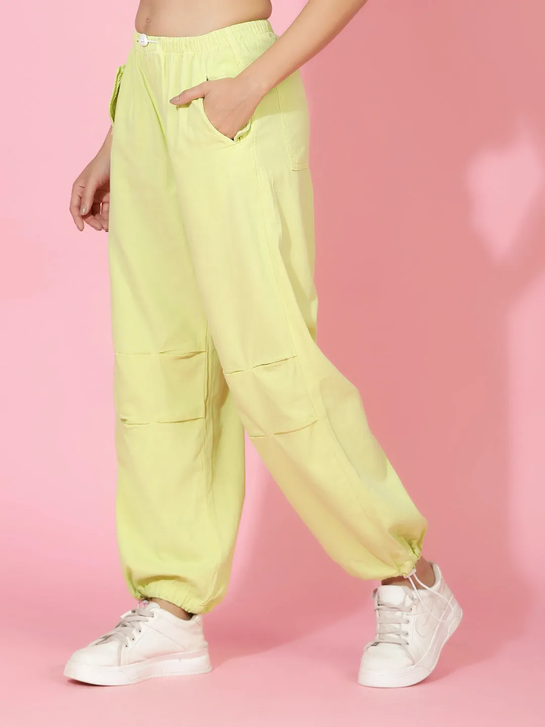 Neon Green Relaxed Fit joggers