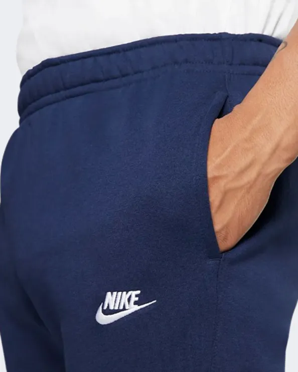 Nike Sportswear Club Fleece Men Lifestyle Pant Navy/White