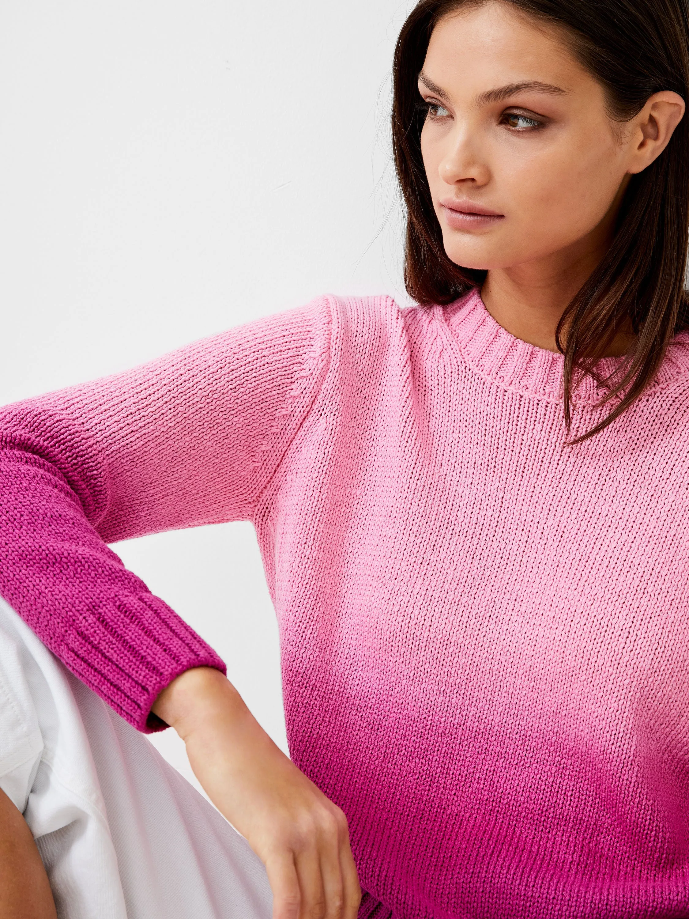 Ombre Crew Knit Jumper