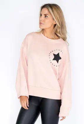 Pink Circle of Stars Jumper