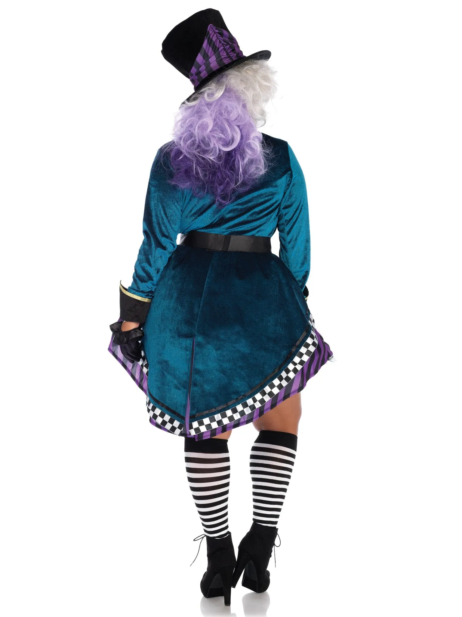 Plus Size Delightful Hatter Costume