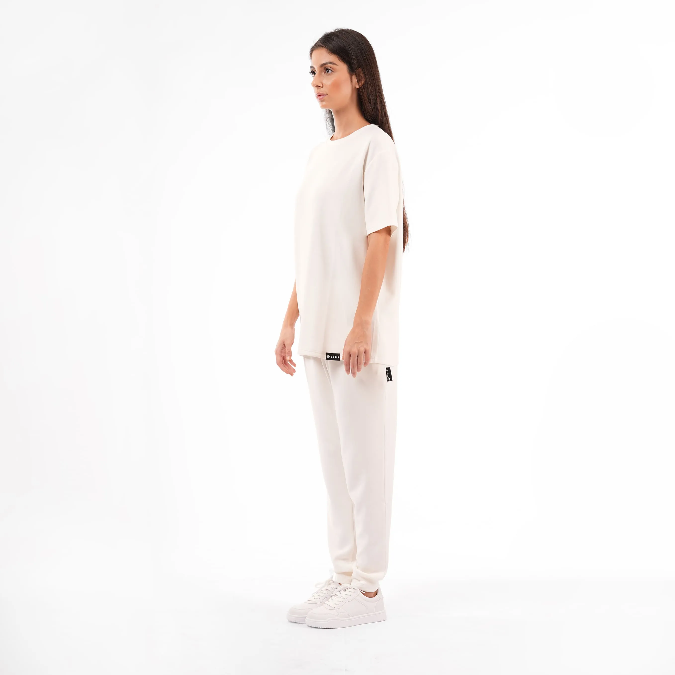 Premium Joggers For Women - Pure White