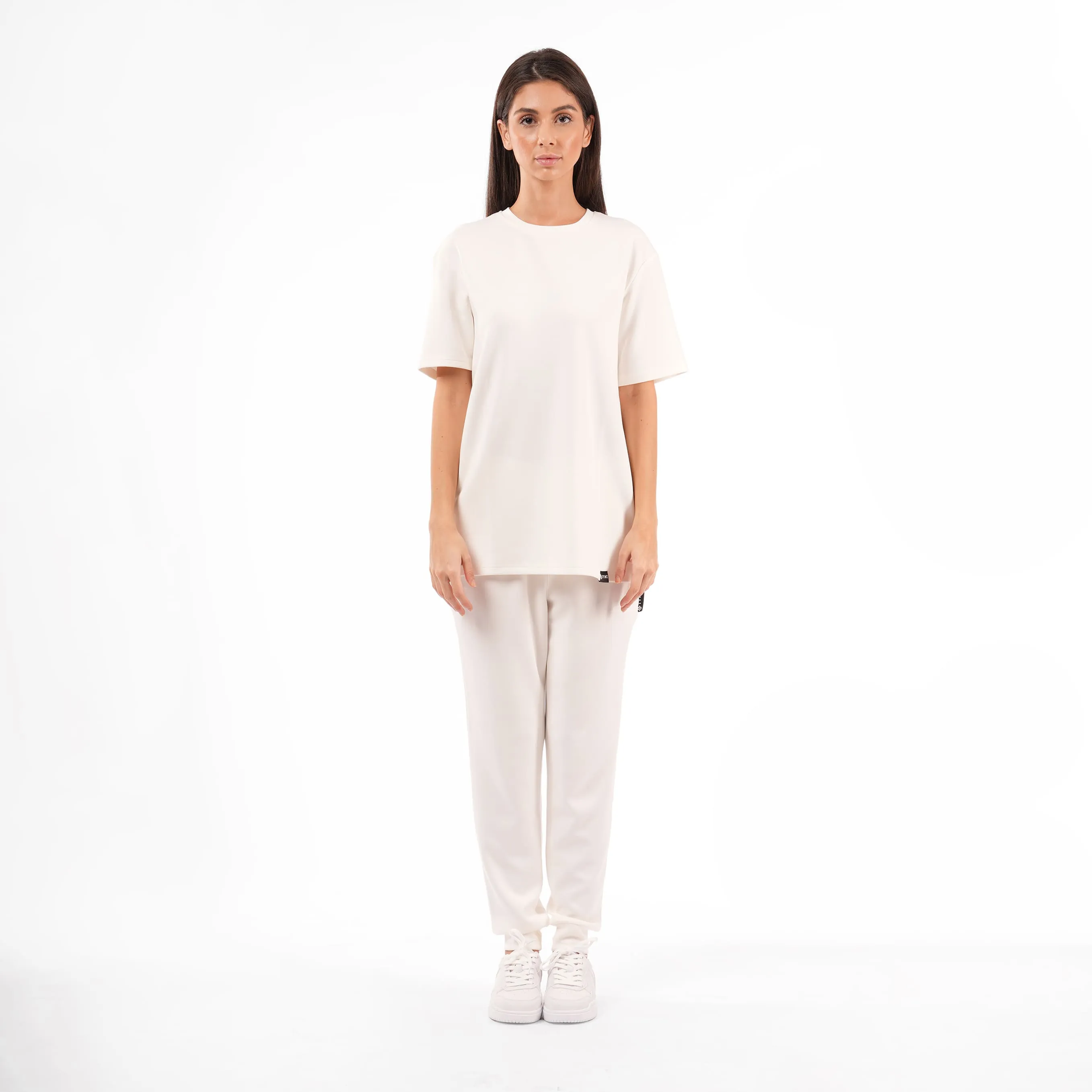 Premium Joggers For Women - Pure White