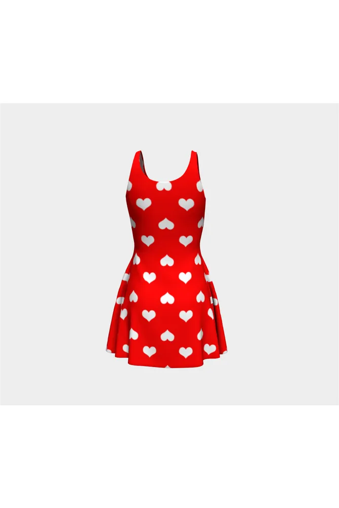 Queen of Hearts Flare Dress