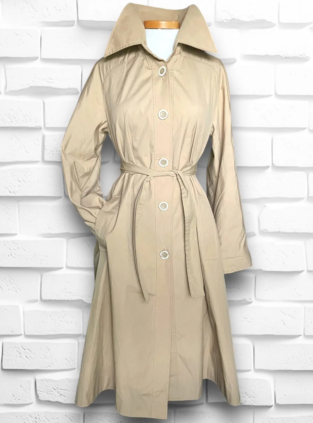 Raincheetahs by Naman New York Vintage 1960’s Full Skirt Trench Coat