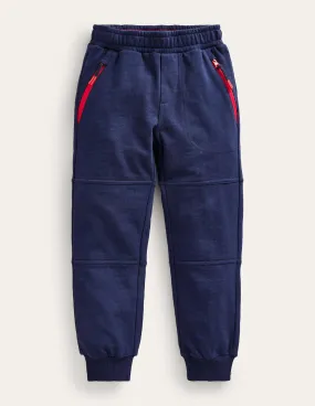 Reinforced Knee Joggers-College Navy