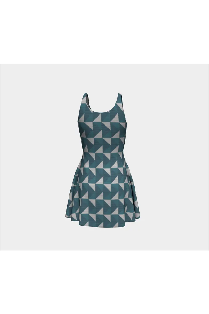 Right Angles Flare Dress