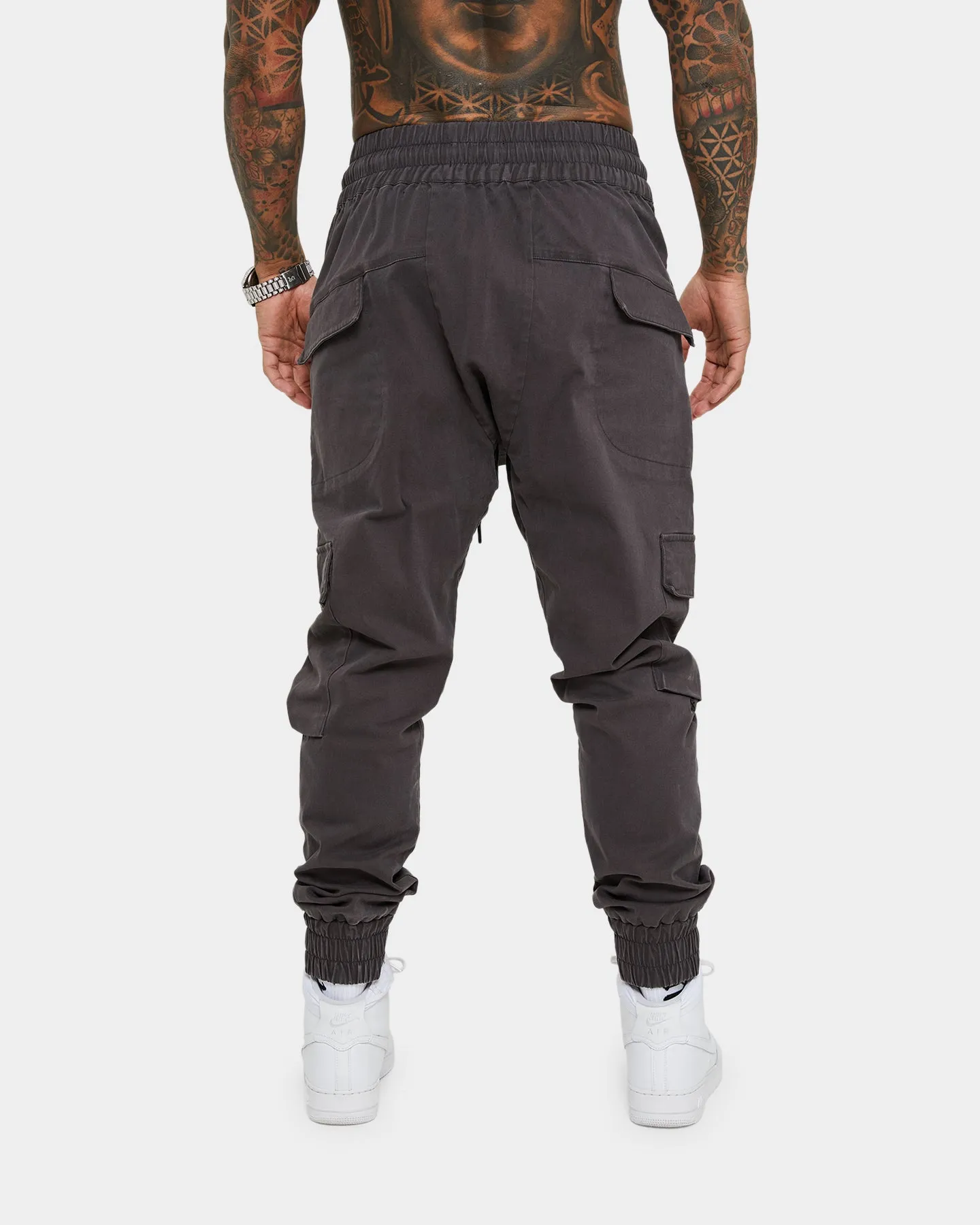 Saint Morta Day of the Dead Joggers Dark Grey