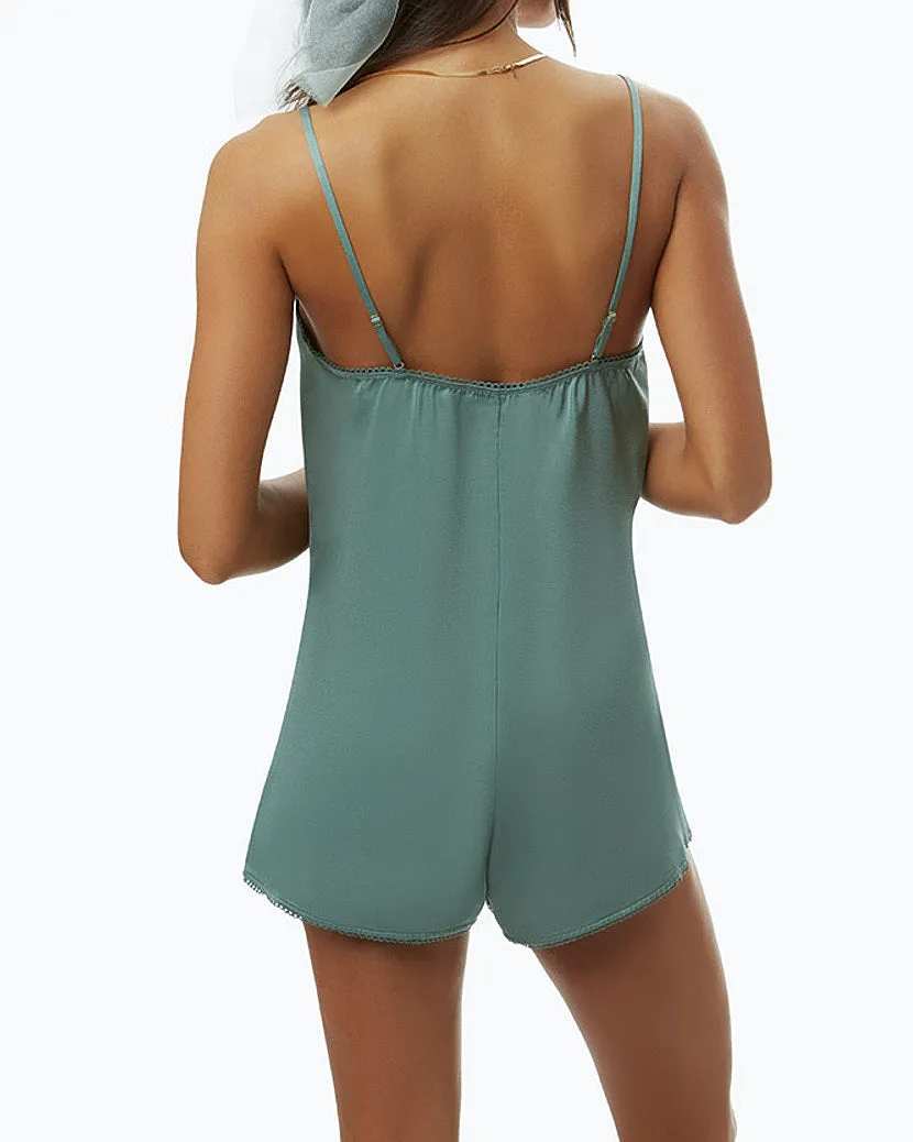 Silky Slip Romper