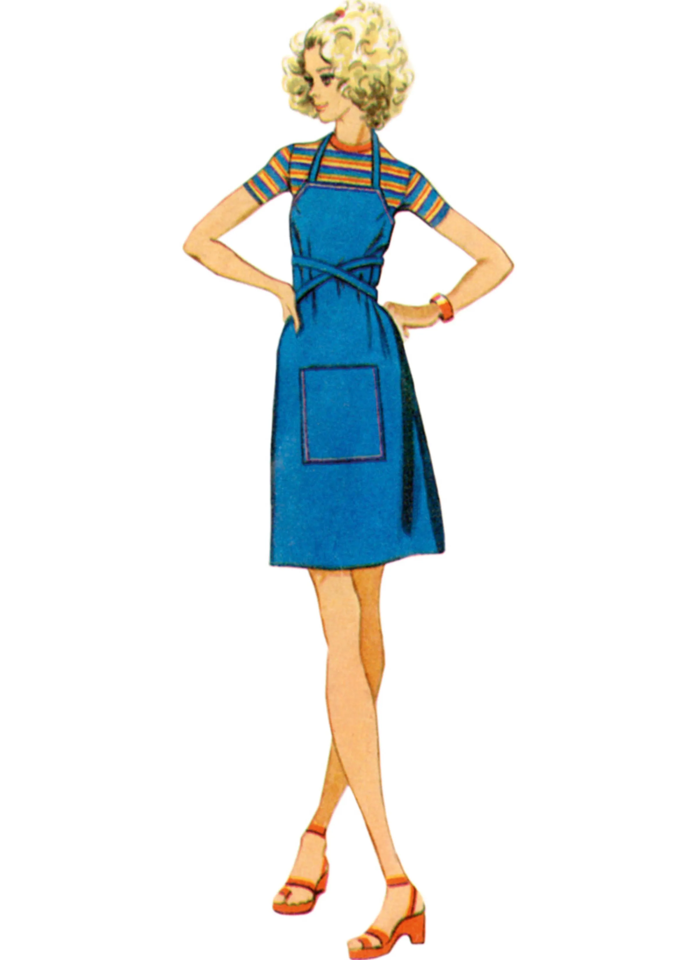 Simplicity 9739 sewing pattern Misses' Back-Wrap Dress and Jumper