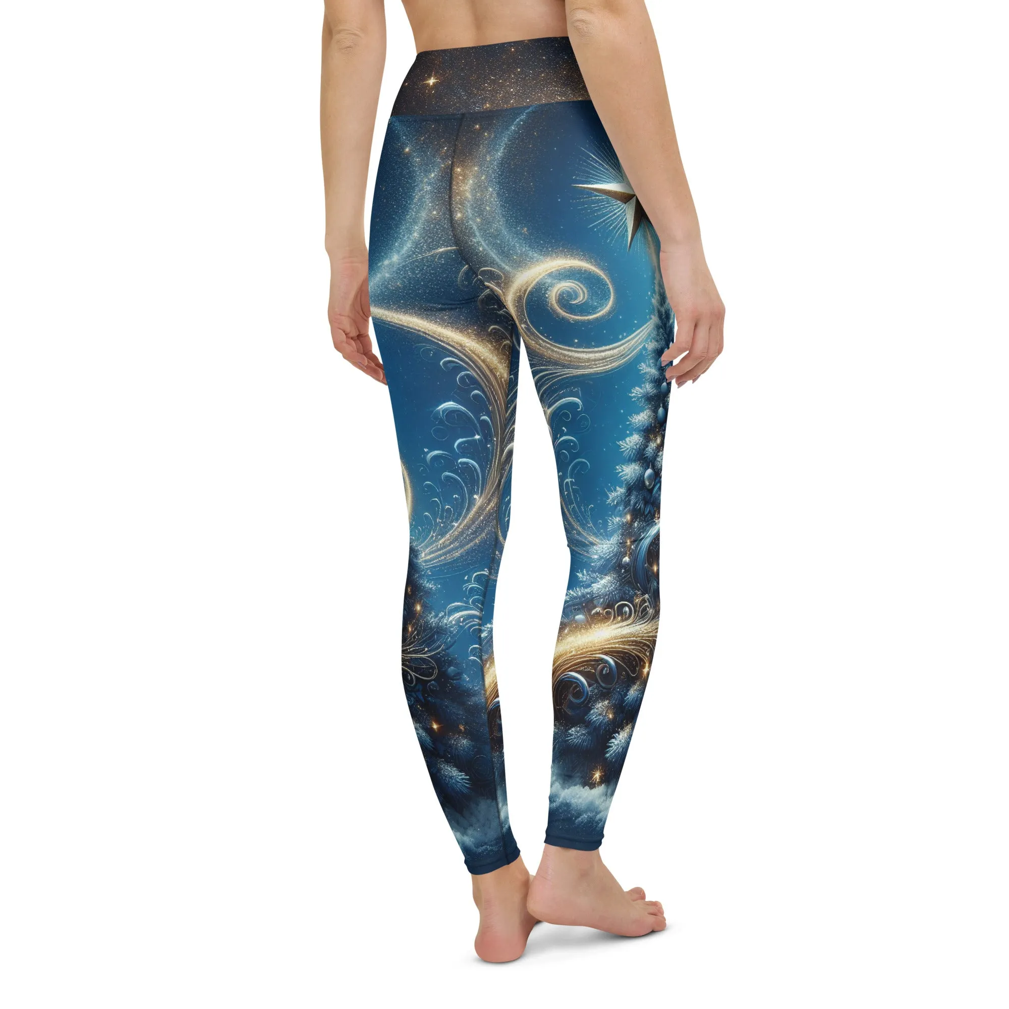 Starlit Christmas Yoga Leggings