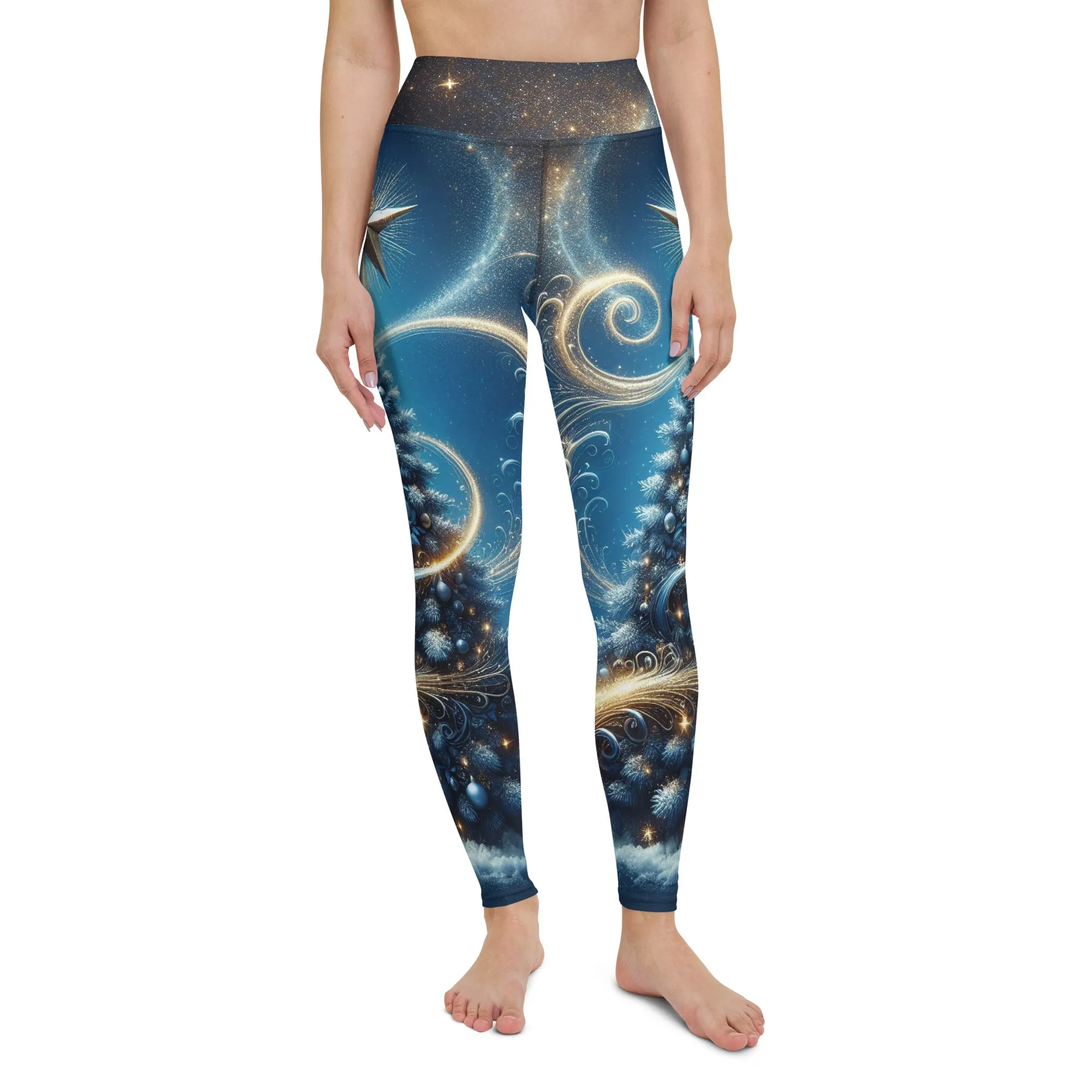 Starlit Christmas Yoga Leggings