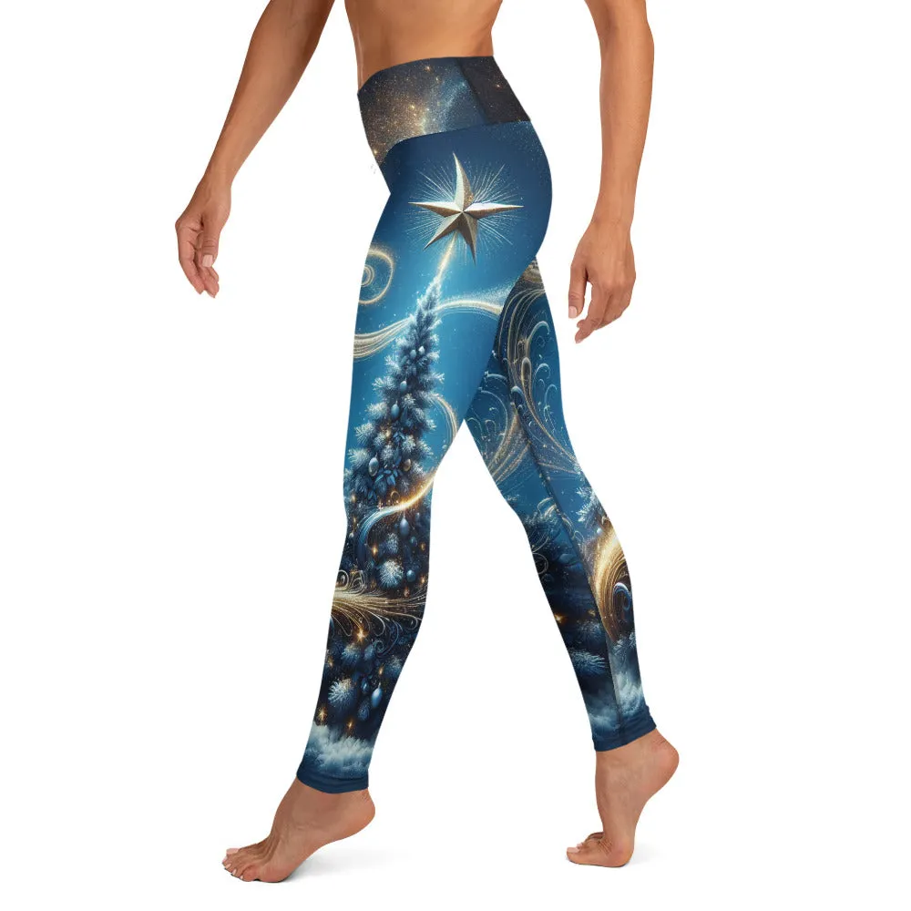 Starlit Christmas Yoga Leggings