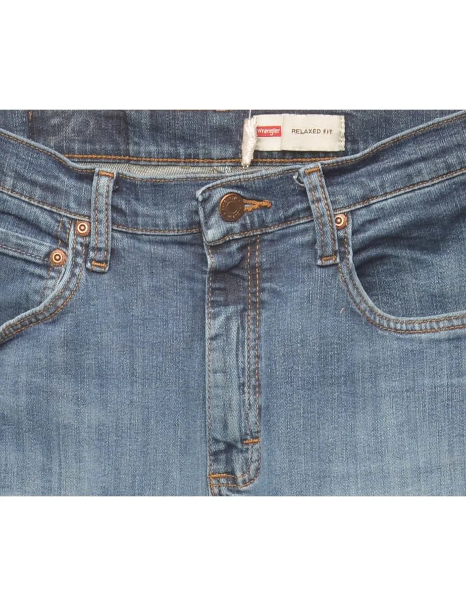 Straight-Leg Faded Wash Wrangler Jeans - W28 L30