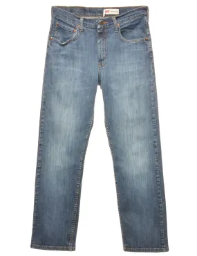 Straight-Leg Faded Wash Wrangler Jeans - W28 L30