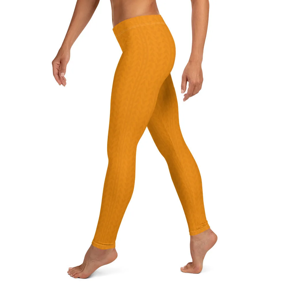 Tiger Tangerine Low Waist Leggings