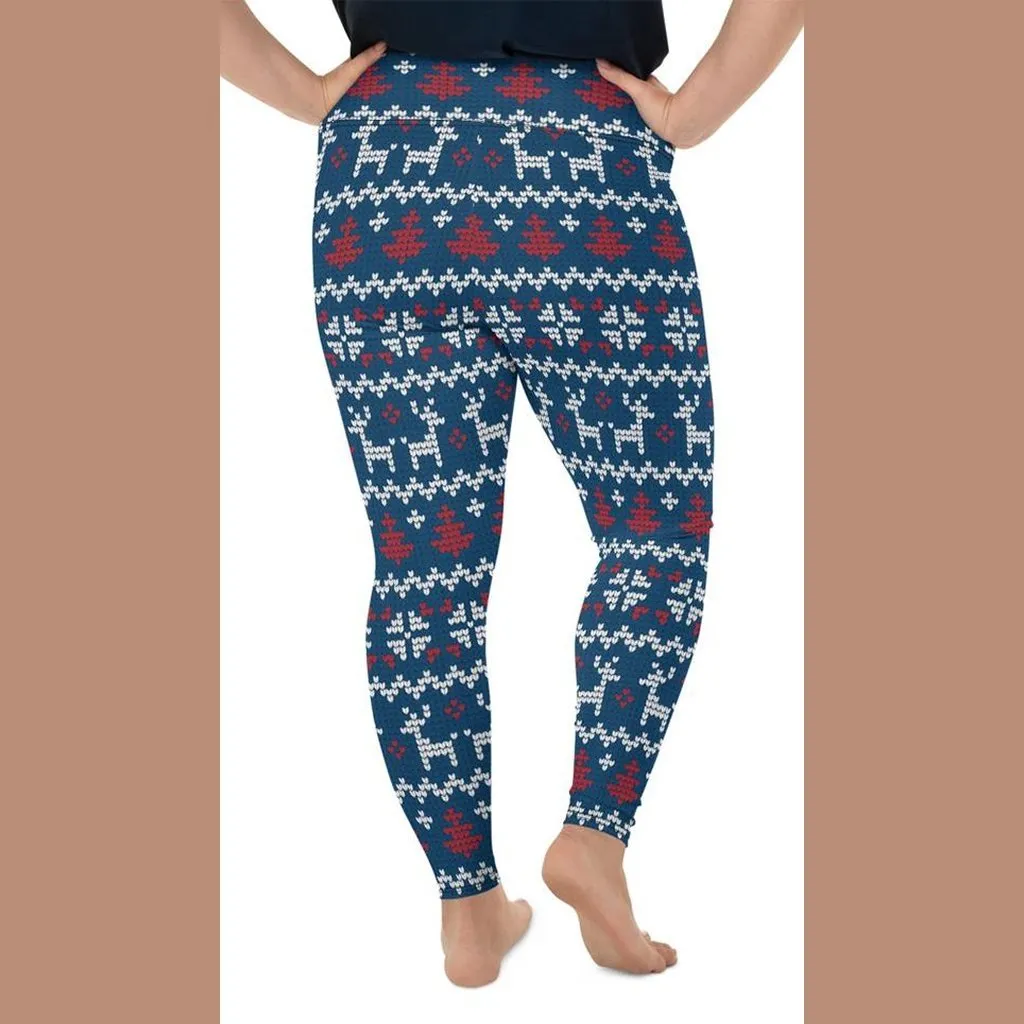 Ugly Christmas Plus Size Leggings