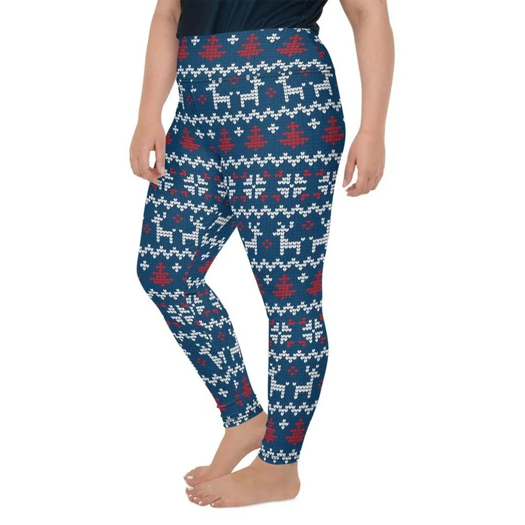 Ugly Christmas Plus Size Leggings