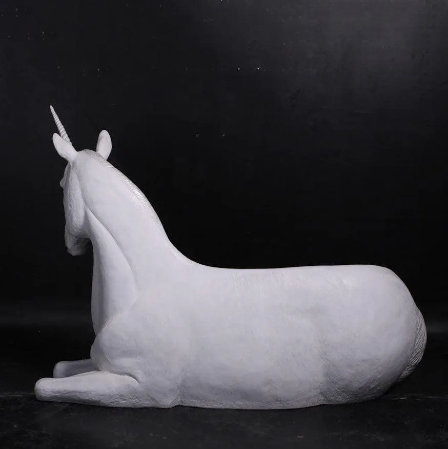 Unicorn Bench Life Size Statue