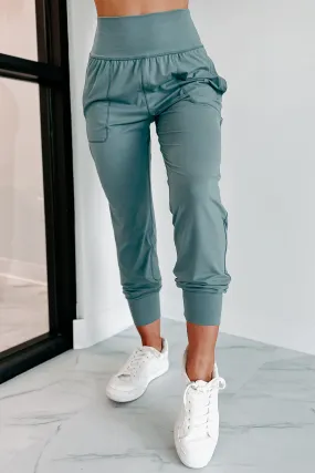 Unwind & Relax Buttery Soft Joggers With Pockets (Teal)