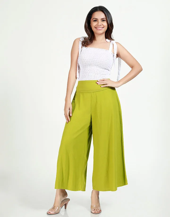 Wide Leg Flared Pant