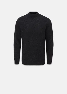 Windsor Lambswool Jumper Charcoal