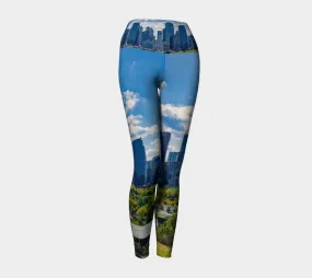 Women's Yoga Leggings - Downtown Calgary McHugh Bluff Fall