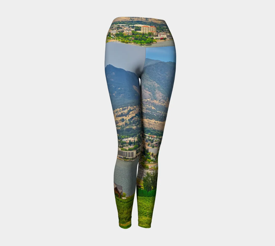 Women's Yoga Leggings - Penticton Munson Mountain