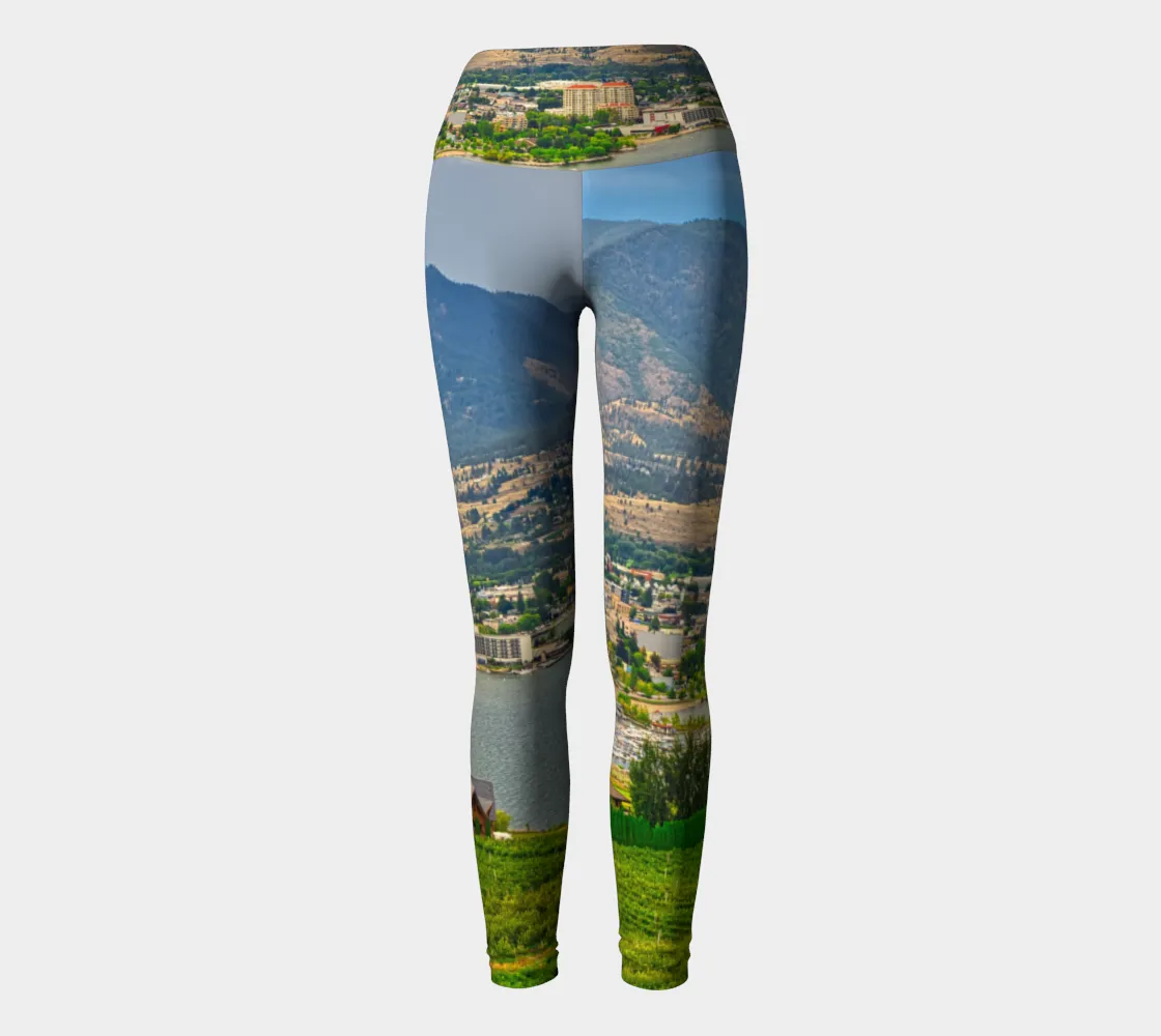 Women's Yoga Leggings - Penticton Munson Mountain